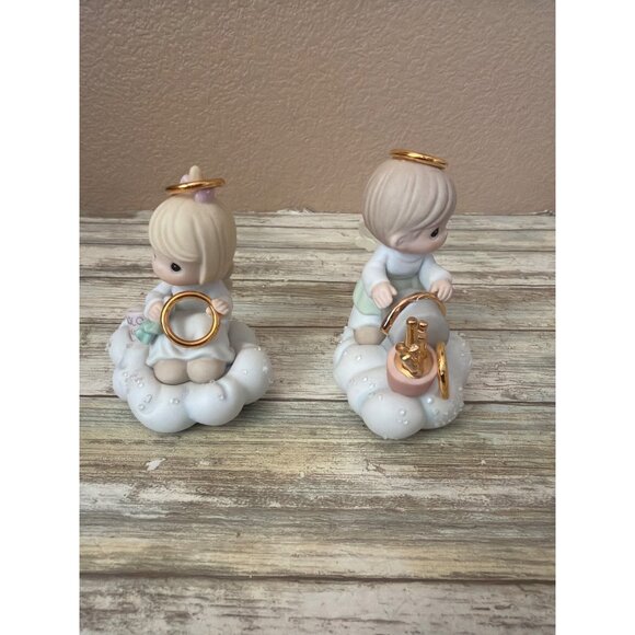 Precious Moments #879576 “Just Stopping By to Say Halo” 3-Piece Set 2001 No Box - Picture 8 of 16